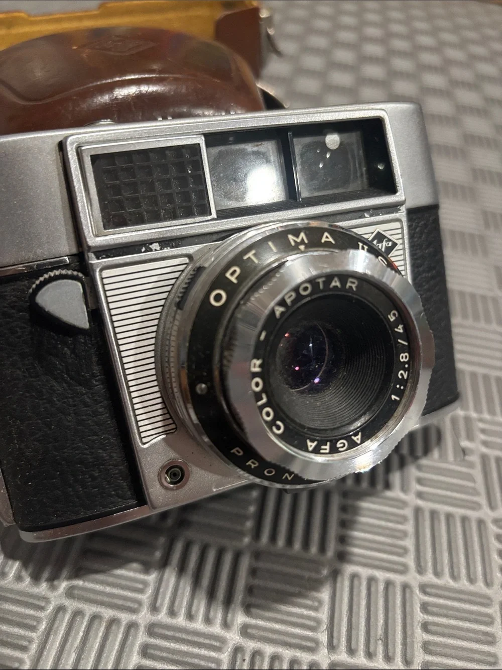 Vintage Agfa Optima II S Vintage 35mm Camera - Black/Silver